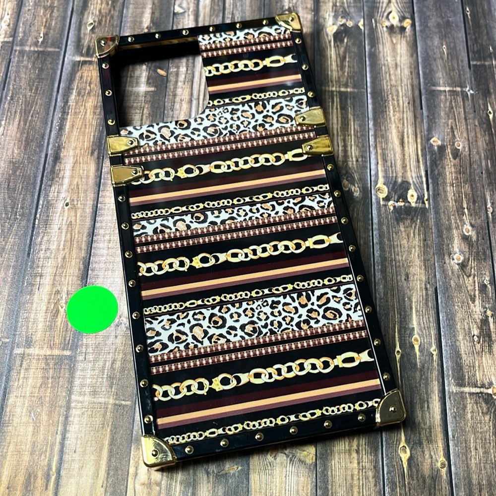 5for$10 Rectangle Phone Case Glossy Cheetah iPhone 12 Pro Max 6.7 Phone Case